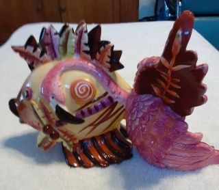 Westland Giftware Fish Outta Water - Pink Flamingo Fish - Ceramic Figurine