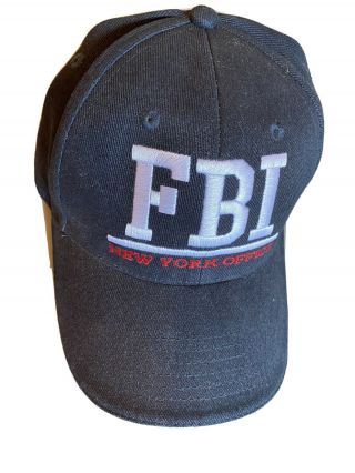 Fbi York Regional Office Ball Cap,  Adjustable One Size