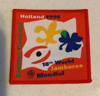 Boy Scout 18th World Jamboree Holland,  Red,  Dronten Flevoland