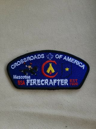 Firecrafter Mascotea Ember,  Crossroads Of America,  Cac,  Bsa,  Csp