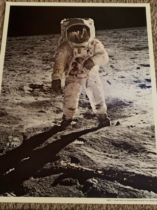 Five Vintage Eastman Kodak Photos of Man ' s First Steps on the Moon Apollo 11 3