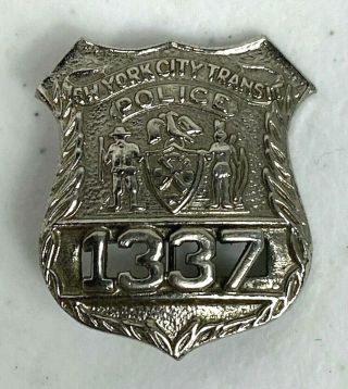Vintage York City Transit Police Miniature Badge