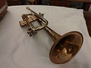 Vintage 1964 Olds Ambassador Trumpet With Case And Mouthpiece Brass Shape