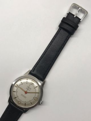 Vintage 1950s Precimax Mens Wrist Watch Swiss 21 Jewel 33mm 3