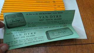 Vintage NOS Eberhard Faber Van Dyke Microtomic Pencils 600 - 6B Box of 12 3