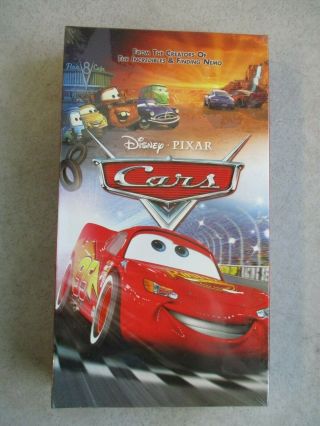 Disney Pixar Cars Movie Club Exclusive Vhs 39087 Dmc Factory 2007 Mib