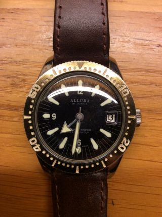 Vintage 60’s Diver watch Allura 3