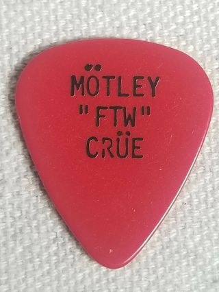 Legit Vintage 1983 Motley Crue Guitar Pick Mick Mars Ftw Shout At The Devil