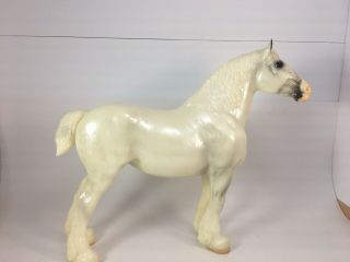 Breyer,  Mold 83/710103,  Clydesdale Mare,  Gladwin Lucky Grey Lady,  Glossy