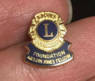 Lions Club Foundation Melvin Jones Fellow Lapel Pin