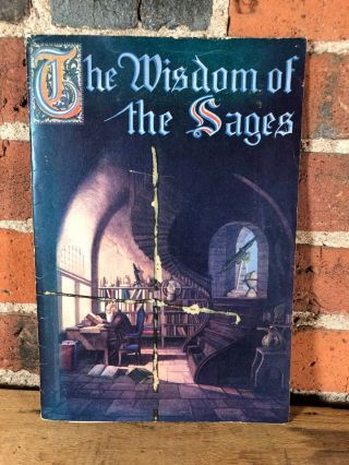 Rosicrucians The Wisdom Of The Sages Booklet 1932 Fraternal Order Occult Secrets