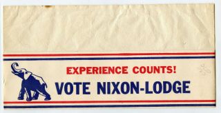 Richard Nixon Lodge Republican Campaign Paper Hat Cap Vote Election - Bj348