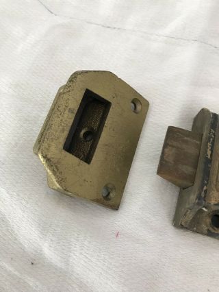 Antique Thumb Turn Lock Latch w/ Strike Door Hardware (26) 3