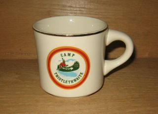 Vintage Usa Camp Thistlethwaite Louisiana Boy Scout Coffee Mug Cup