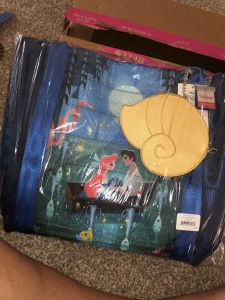 Harveys Seatbelt Bag Disney’s Little Mermaid 30th Anniversary Poster Tote