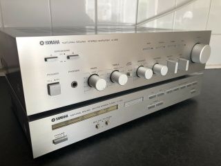 Yamaha Stereo Amplifier A - 460 / Tuner T - 760 (1981 - 82) Vintage