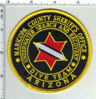 Maricopa County Sheriff (arizona) 1st Issue Underwater Search & Rescue Dive Team