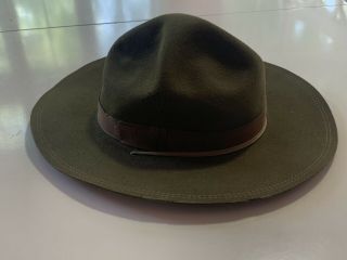 Vintage Bsa Boy Scouts Of America Official Hat - Felt - Size 6 - 3/4