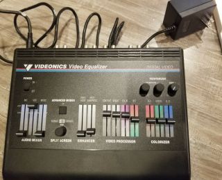 Vintage Videonics Ve - 1a Ntsc Video Equalizer W Audio Mixer,  Box