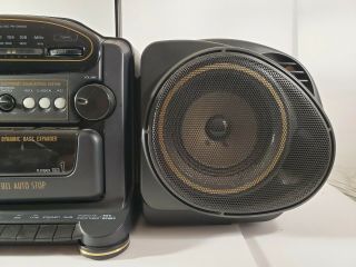 Vintage Fisher PH - D5500 Boombox Dual Cassette/CD Player Stereo (Great) 2