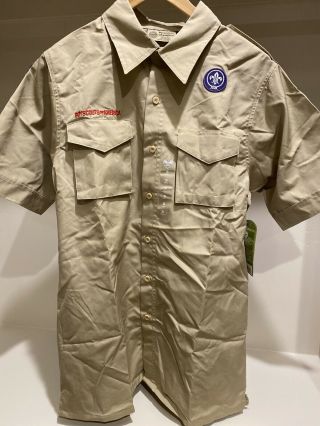 With Tags Boy Scout Bsa Uniform Shirt Adult Small Style D6