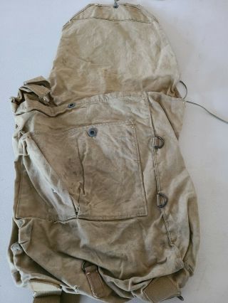 Antique Vintage Boy Scouts BSA Canvas Backpack Bag 2