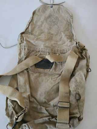 Antique Vintage Boy Scouts BSA Canvas Backpack Bag 3