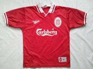 Vintage Reebok Liverpool Fc Soccer Jersey In Size 34/36