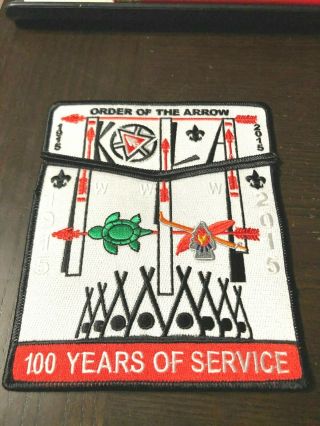 Oa Kola Lodge 464 1915 - 2015 Noac 100 Years Of Service Two Piece Set