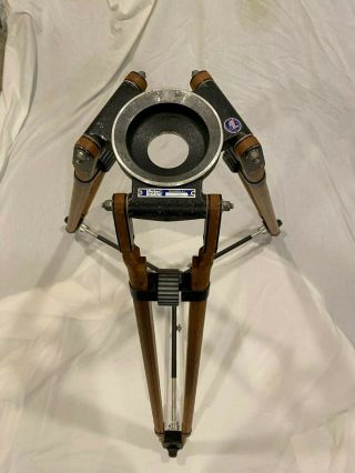 Vintage Professional Wood/metal Tripod 100mm Bowl By Peter Lisand