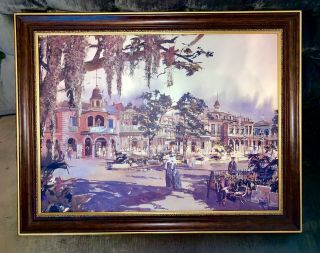 Herb Ryman 21x27 " Concept Art For Orleans Square,  Pirates Of The Caribbean