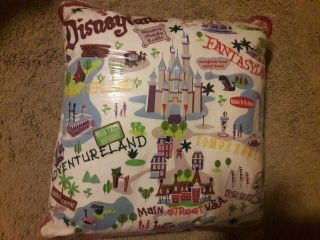 Disneyland Park Disney 50th Anniversary Shag Limited Ed Souvenir Pillow 2005