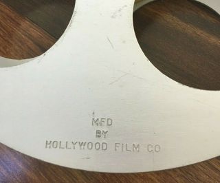Vintage 35mm Aluminum Split Reel by HOLLYWOOD FILM COMPANY 15 