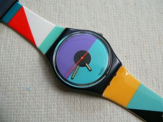 1988 Vintage Swatch Watch St.  Catherine Point Gb121 - - Read Before You Purchase.