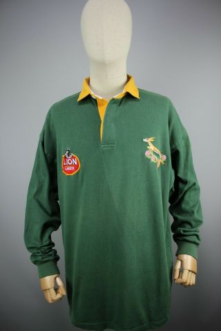 Vintage 1992 - 1995 South Africa Issue Rugby Shirt Size Xl