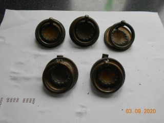 Five Vintage Ring Pull Handles