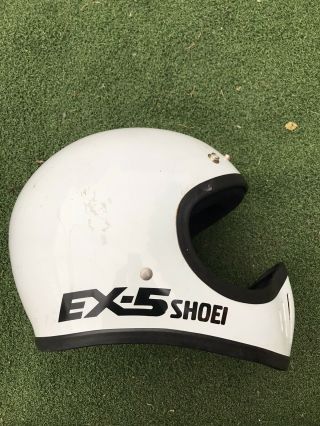 Shoei Ex - 5 Full Face Helmet 1980 Vintage Mx