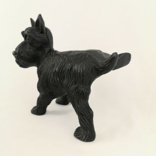 Cast Iron Scottish Terrier Dog Black Doorstop Naughty Scottie Lifting Leg 2