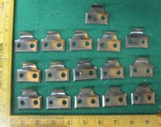 16 Copper Flash Plated Steel Window Lifts Finger Drawer Pulls
