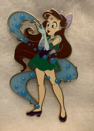 Evil Gypsy Pins Ariel The Little Mermaid Bubbles Senshi Fantasy Pin Le25