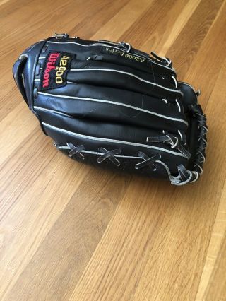 Vtg.  Wilson A2000 Dual Hinge Baseball Glove Custom Fit Black
