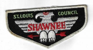 Oa Lodge 51 Shawnee F1 Twill First Flap Greater St.  Louis Area Council (sewn)