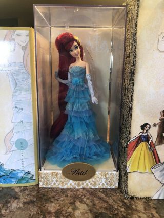 Disney Store Designer Princess Ariel Doll Limited Edition