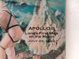 Vintage 1969 Apollo 11 Moon Landing 11 