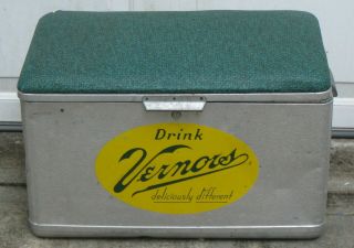 Estate Antique Vintage Vernors Double Sided Drink Cooler Cronstroms Mfg.  Co
