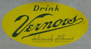Estate Antique Vintage Vernors Double Sided Drink Cooler Cronstroms Mfg.  Co 2