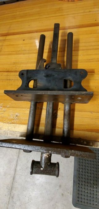 Vintage Oliver Wood Workers Pattern Makers Quick Release Vise Vice 2