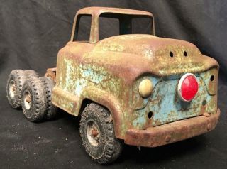 Vintage Buddy L Semi Tractor Trailer Hauler As Found Parts Restoration