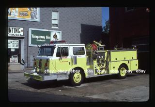 Newark Nj E6 1981 Continental Pumper Fire Apparatus Slide