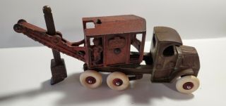 Arcade Hubley Kenton Antique Cast Iron Vintage Toy General Digger Shovel Old